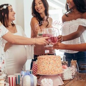 🌼5for$25🌼Baby Shower, Gender Reveal party Girl Straws. Pack of 10. New.